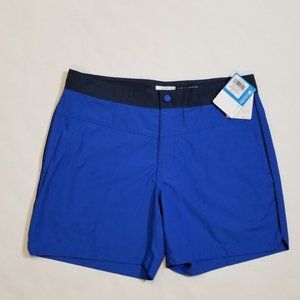 Columbia Men's Shorts Size 30 Omni-Shield Lakedale Cove Blue